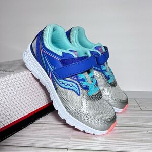 ✨Sold✨Saucony® Kids Sneaker Adjustable Strap Size 1.5 Multicolor